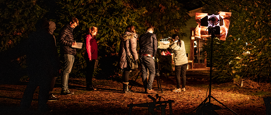 Filming on location — The Guard