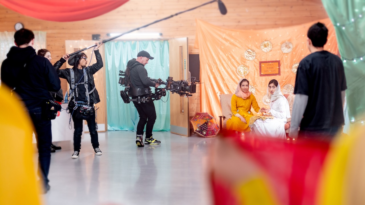 Directing on set — The Sacrifice