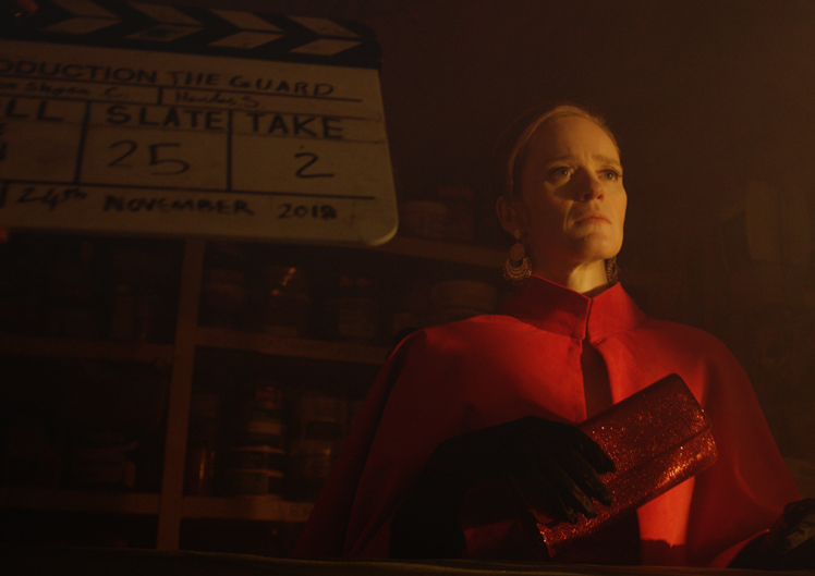 Slate on set — The Guard
